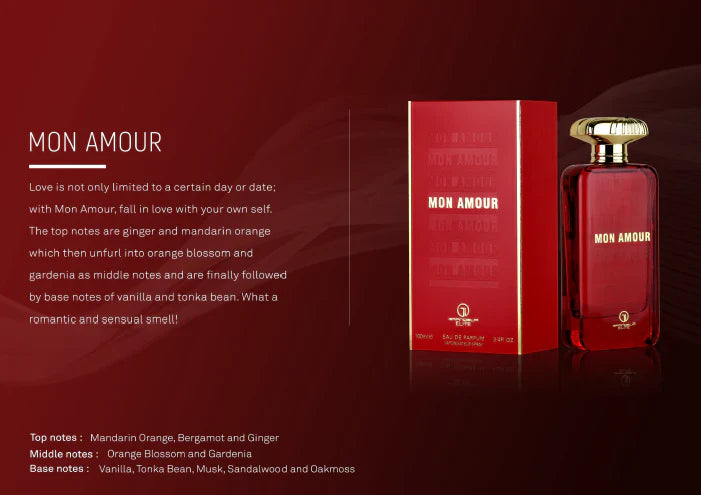 ELITE MON AMOUR MUJER EDP - 100 ML (3.4oz) DE GRANDEUR