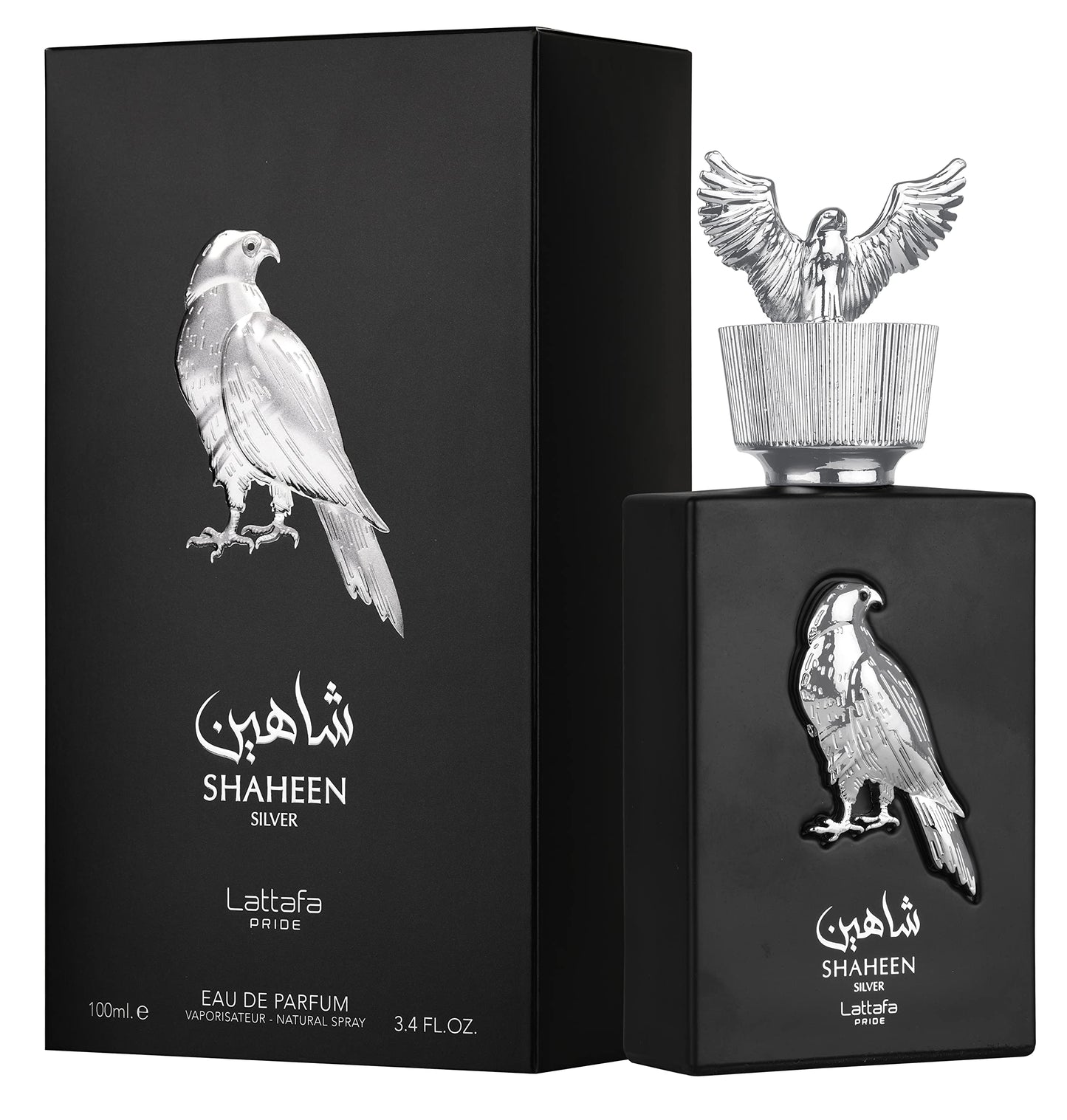SHAHEEN SILVER MEN EDP - 100ML (3,40z) DE LATTAFA