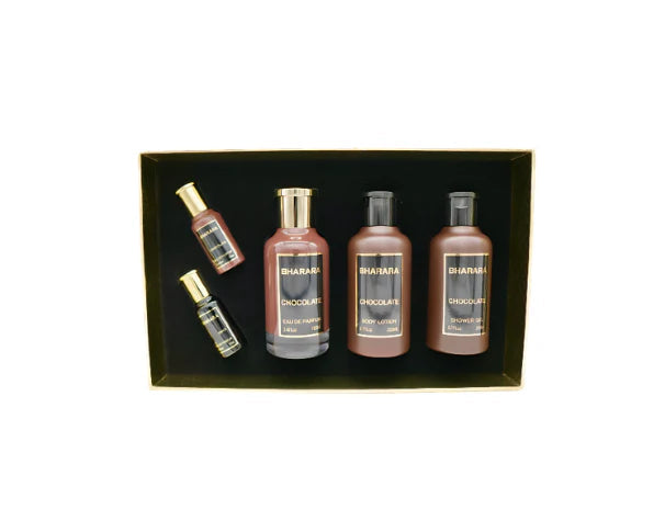 Juego de regalo de lujo de chocolate Bharara, 5 piezas, 3,4 oz