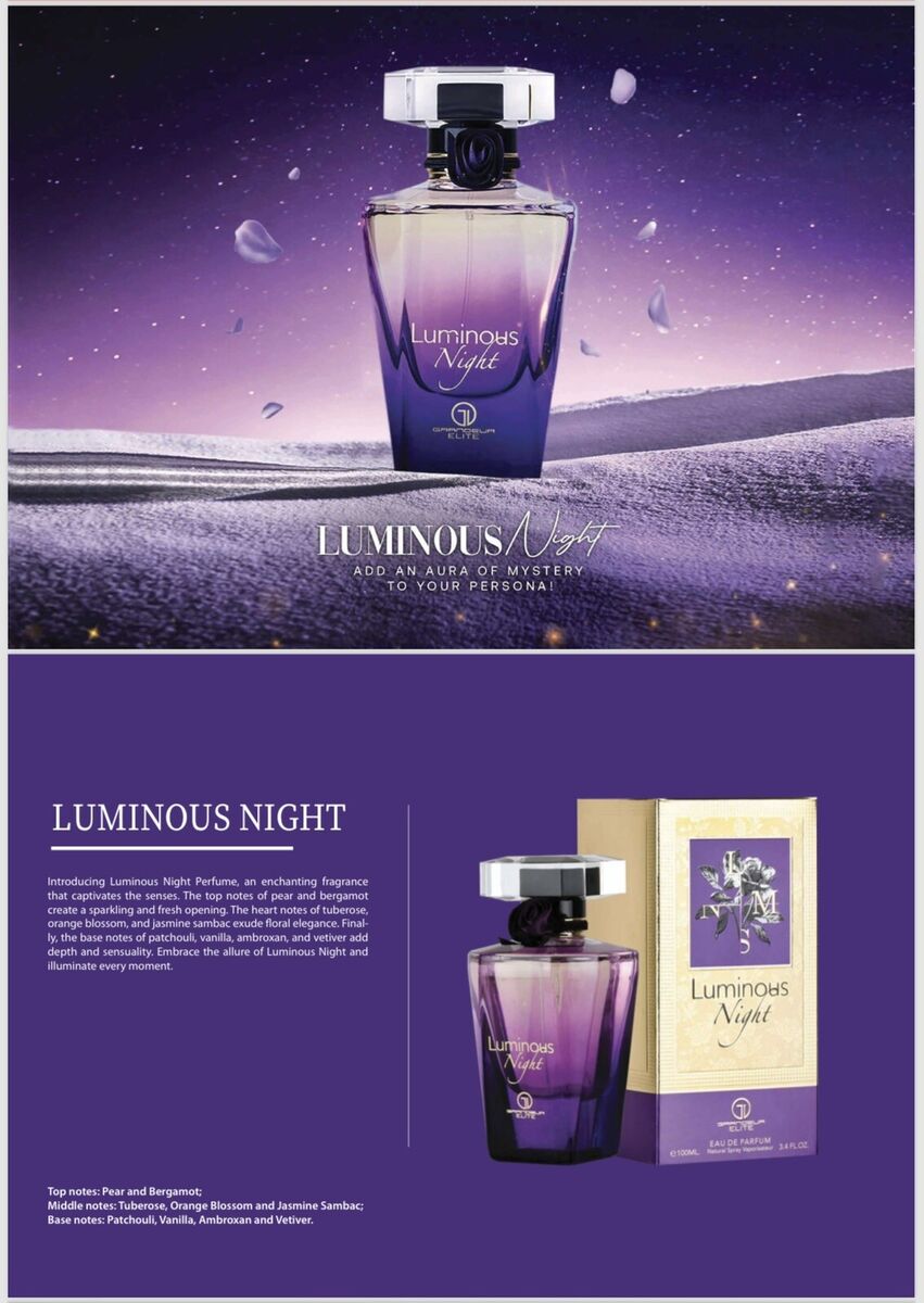 ELITE LUMINOUS WOMEN EDP - 100 ML (3.4oz) DE GRANDEUR