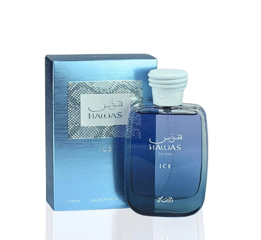 HAWAS ICE MEN EDP - 100ML (3.40z) by RASASI