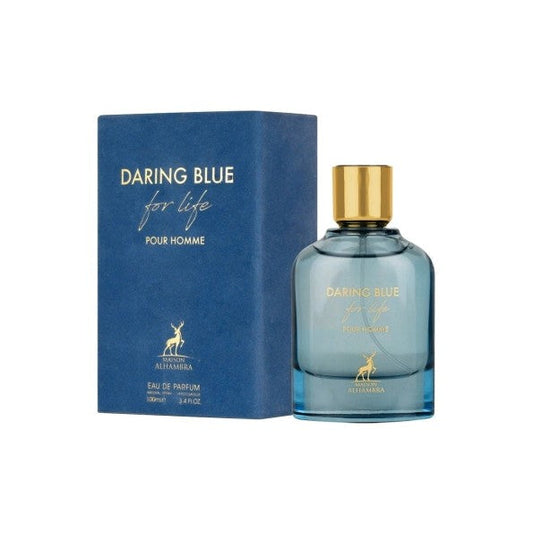 DARLING BLUE FOR LIFE HOMME MEN EDP- 100ML (3.40z) BY MAISON ALHAMBRA