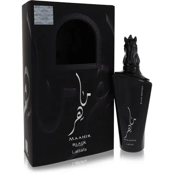 MAAHIR BLACK EDITION Men EDP - 100Ml (3.40z) by Lattafa