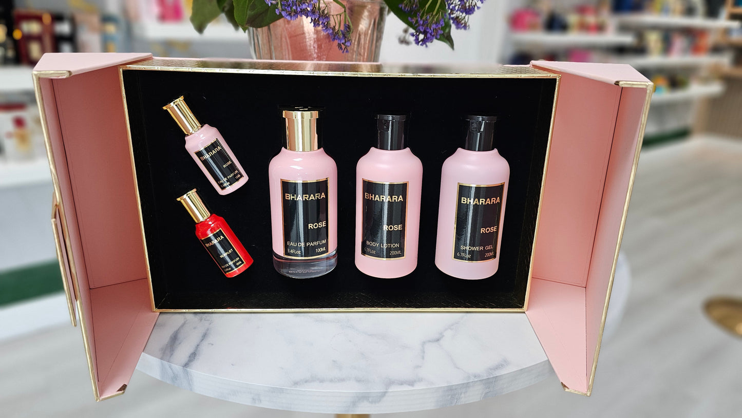 Bharara ROSE Luxury Gift Set 5 PC 3.4 Oz