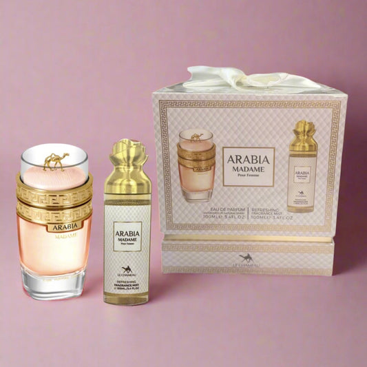 ESTUCHE DE REGALO ARABIA MADAME 2 EN 1 - 100 ML (3,40 oz) DE LE CHAMEAU