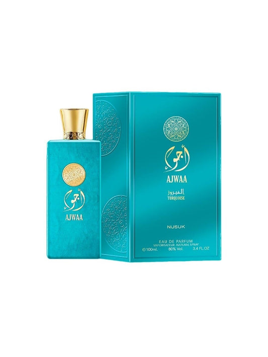 AJWAA TURQUOISE UNISEX EDP- 100MI (3.40z) By Nusuk