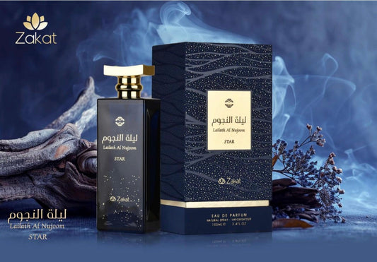 LAILATH AL NUJOON STAR - EDP (3.4oz) 100ML BY ZAKAT