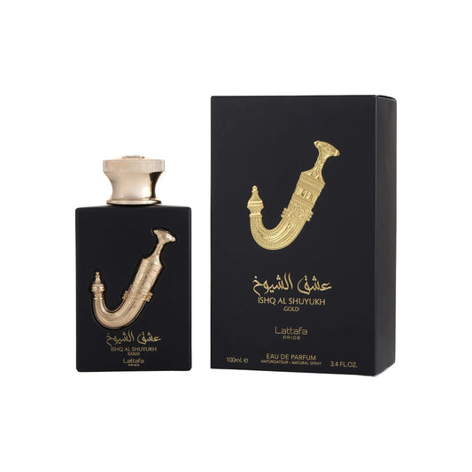 ISHQ AL SHUYUKH GOLD Unisex EDP- 100 ML (3.4 oz) By Lattafa